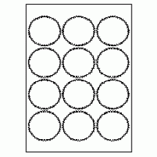 489 - Label Size 65mm x 60mm - 12 labels per sheet